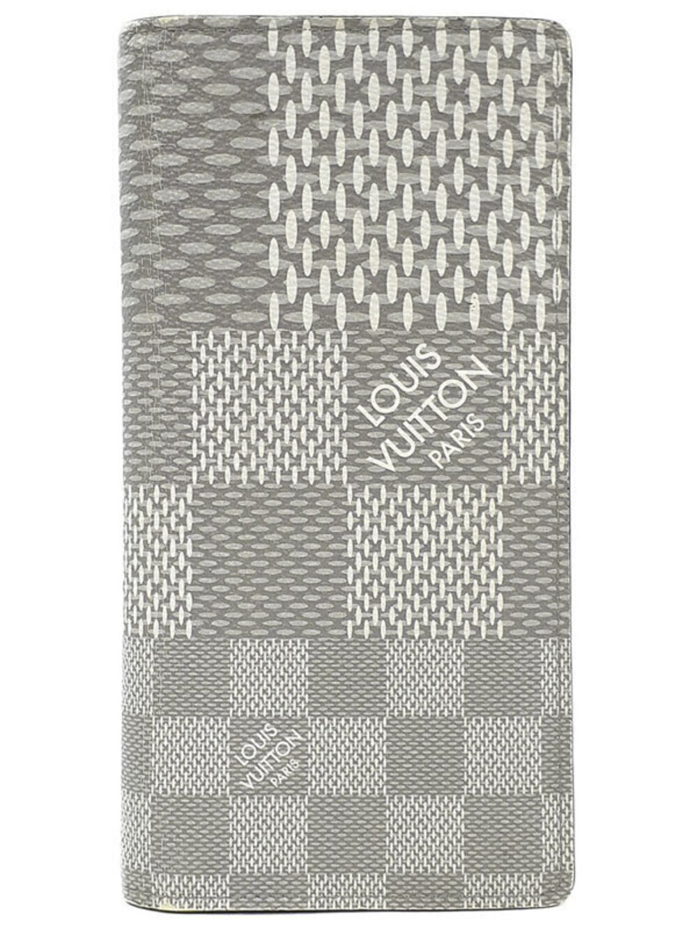 Louis Vuitton Damier Graphite Black Portefeuille Brazza Bi fold Long Wallet